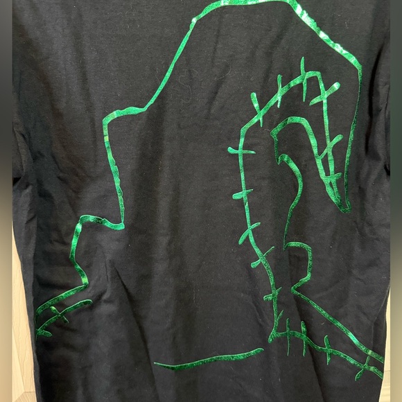 Disney Nightmare Before Christmas Oogie Boogie Black w/ Green Foil NWT - Picture 8 of 9